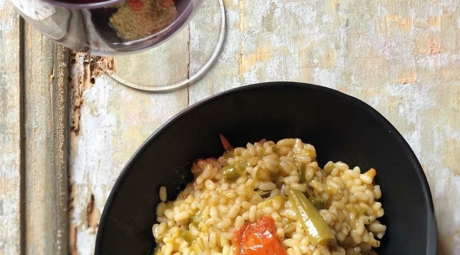 RISOTTO ASPARAGI E PACHINO