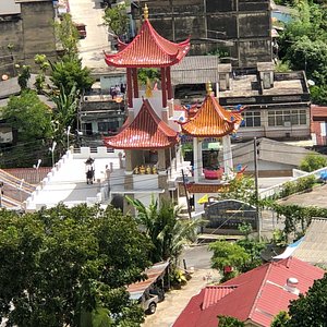 Mandarin Betong in Betong, image may contain: City, Temple, Pagoda, Shrine