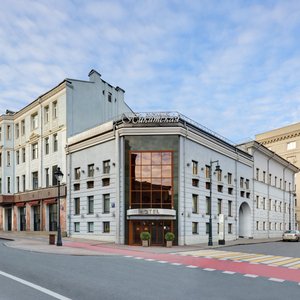 Assambleya Nikitskaya in Moscow, image may contain: Furniture, Bedroom, Indoors, Home Decor