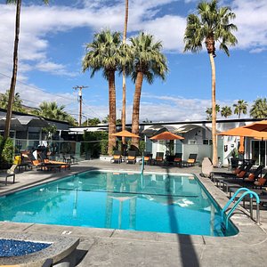 The Palm Springs Hotel in Palm Springs, image may contain: Hotel, Pool, Resort, Villa
