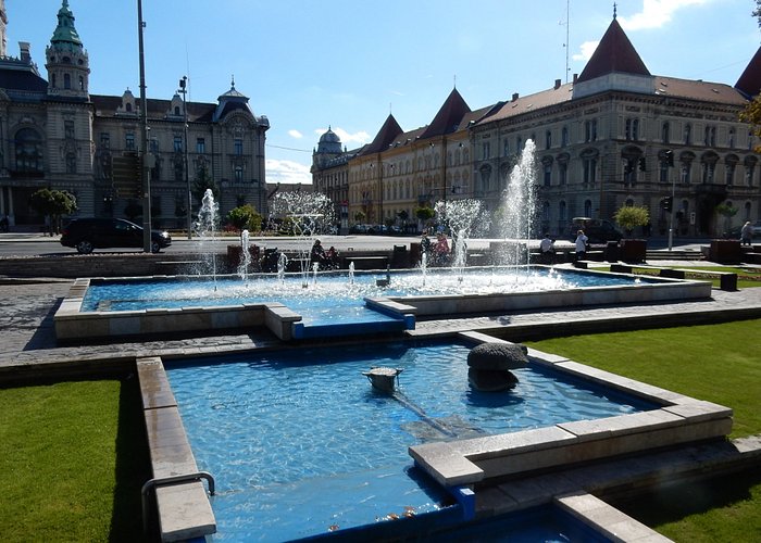 Fountain at Gyor Town Hall