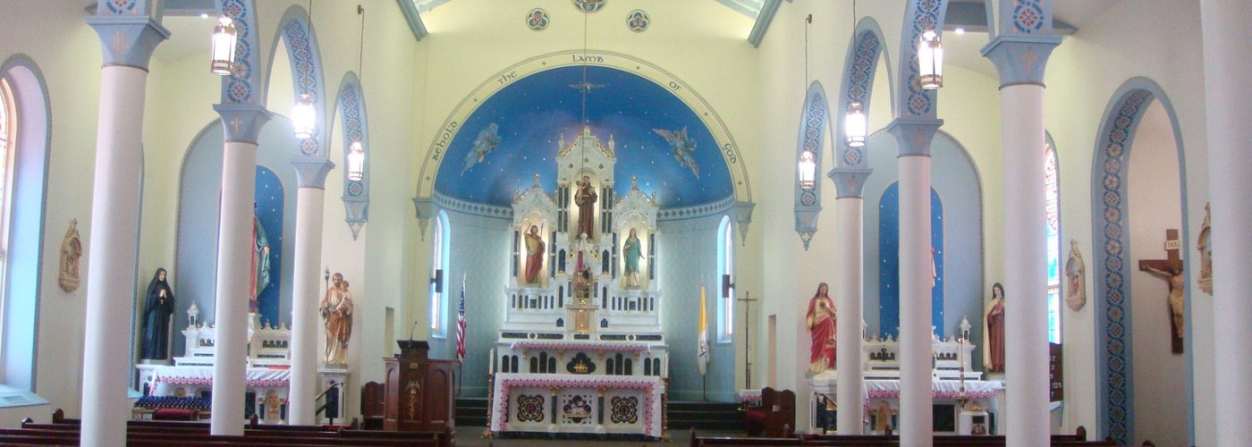 Inside of the church