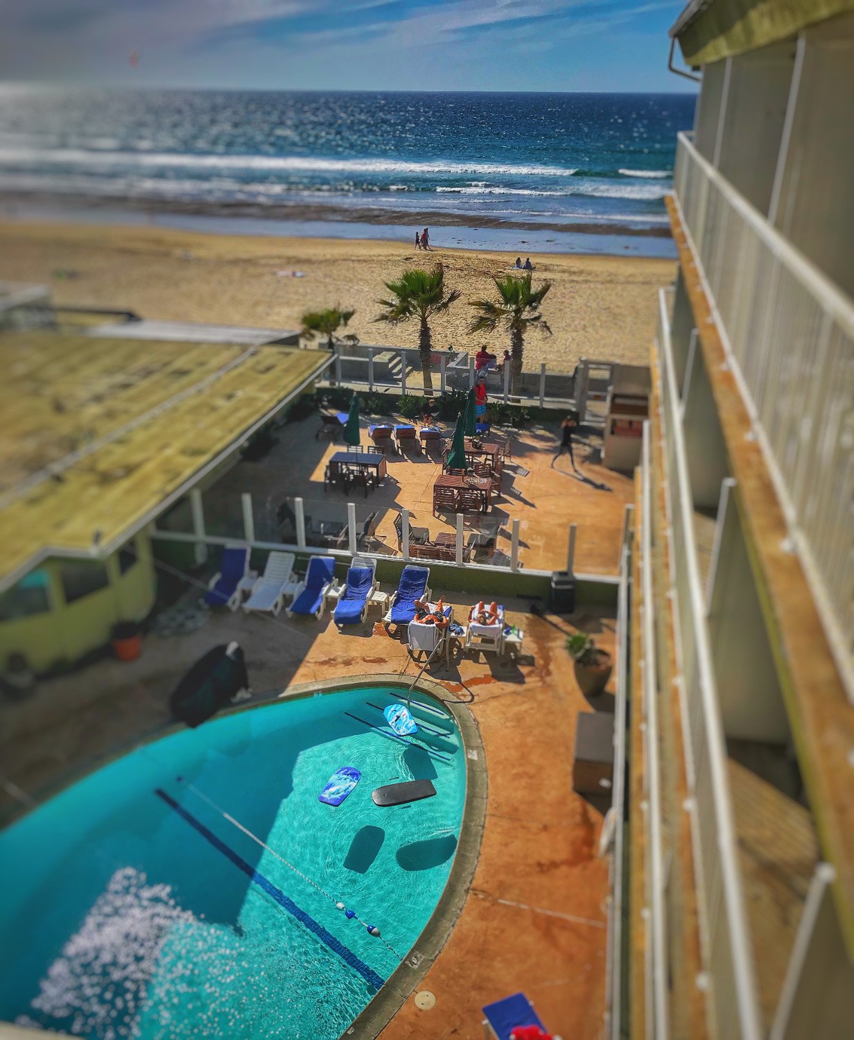 The surfer beach hotel top