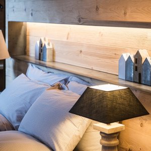 Dettagli della suite family chalet