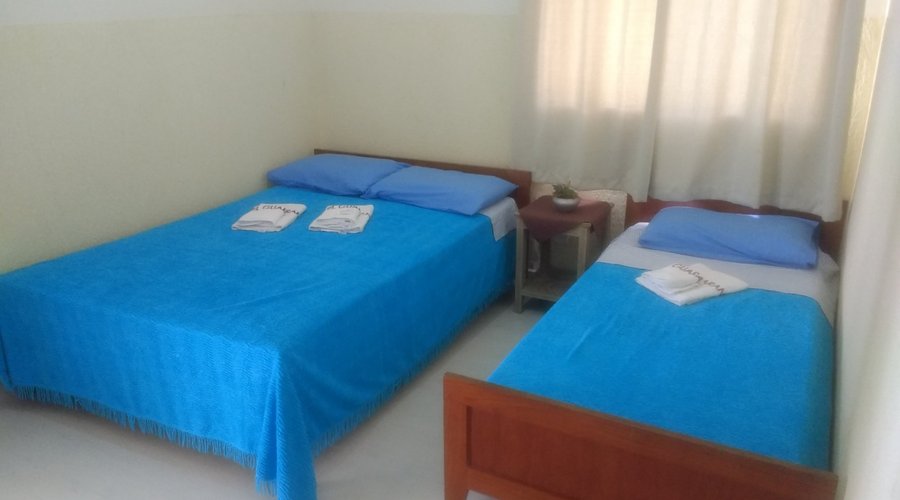 Apartamento com banheiro privativo para 3 pessoas 