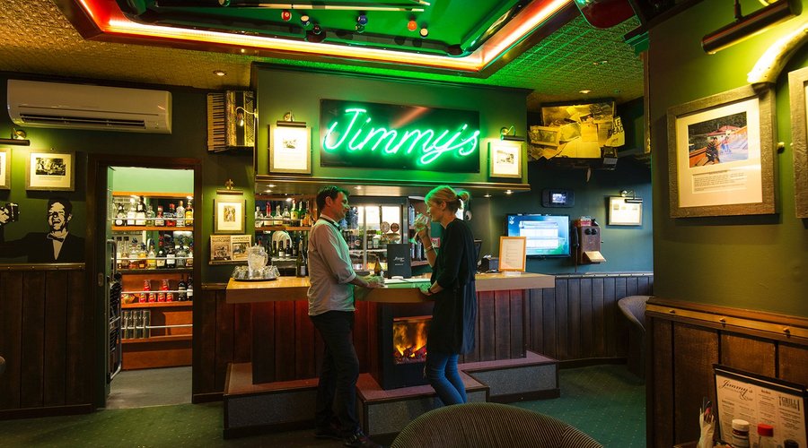 Inside Jimmy's Bar