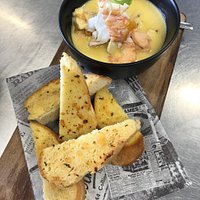 Salty Splash’s famous Seafood Chowder