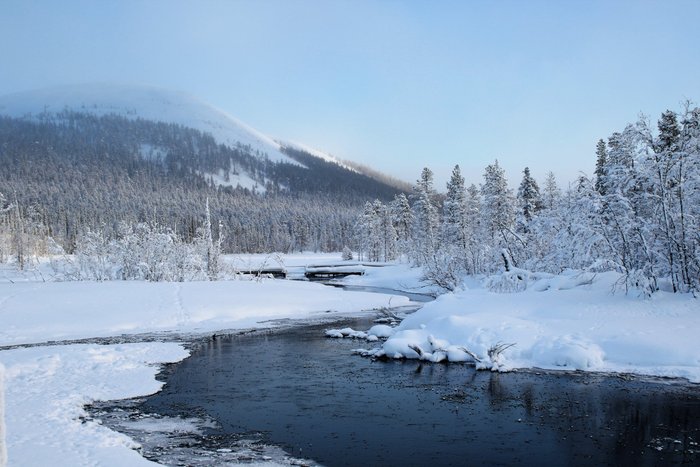 River to Köninki, open even there was - 30 degrees celsius