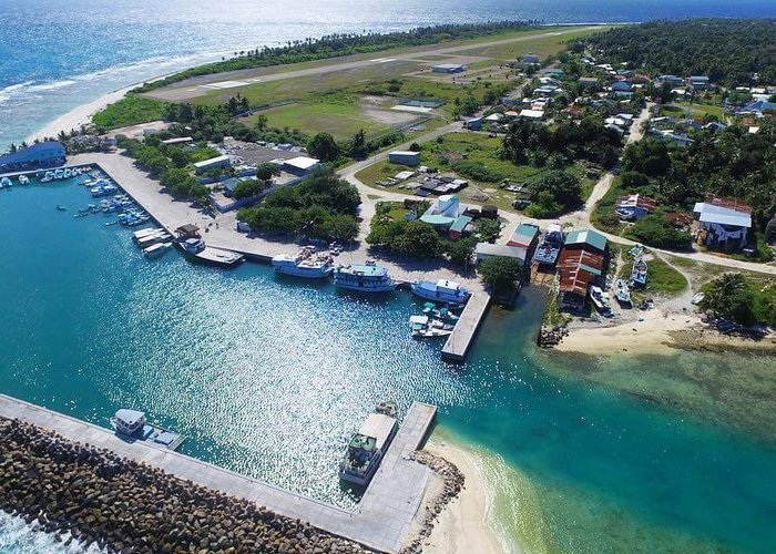 Fuvahmulah Harbour and Fuvahmulah Airport