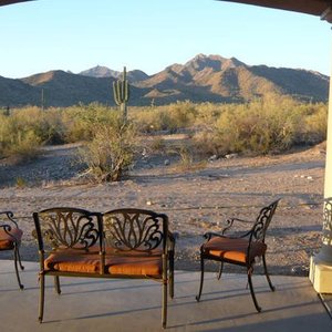 View from the back patio