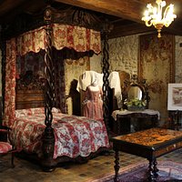 Ancienne remise à calèches - Chambre reconstituée.