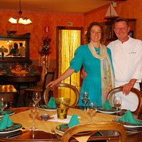 Die Wirtsleute the hosts los duenos Karin & Gerhard Brodtrager