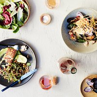 Lunch spread
