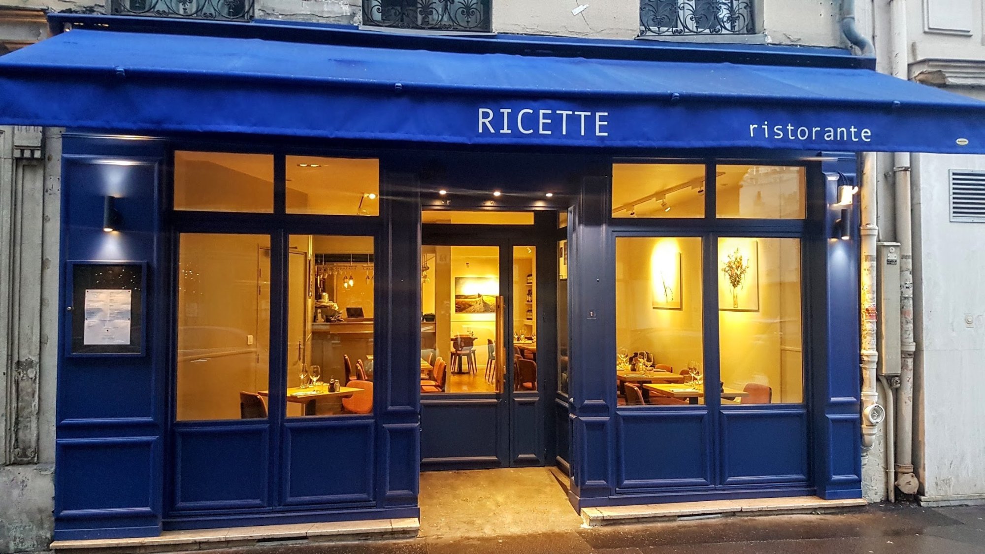 RICETTE RISTORANTE, Paris - Quartier Latin - Menu, Prices