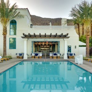 Hotel Pool and Restaurant 