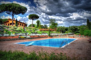 Tenuta Cusmano in Grottaferrata, image may contain: Villa, Resort, Hotel, Pool