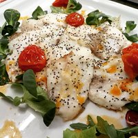 Tagliata di branzino