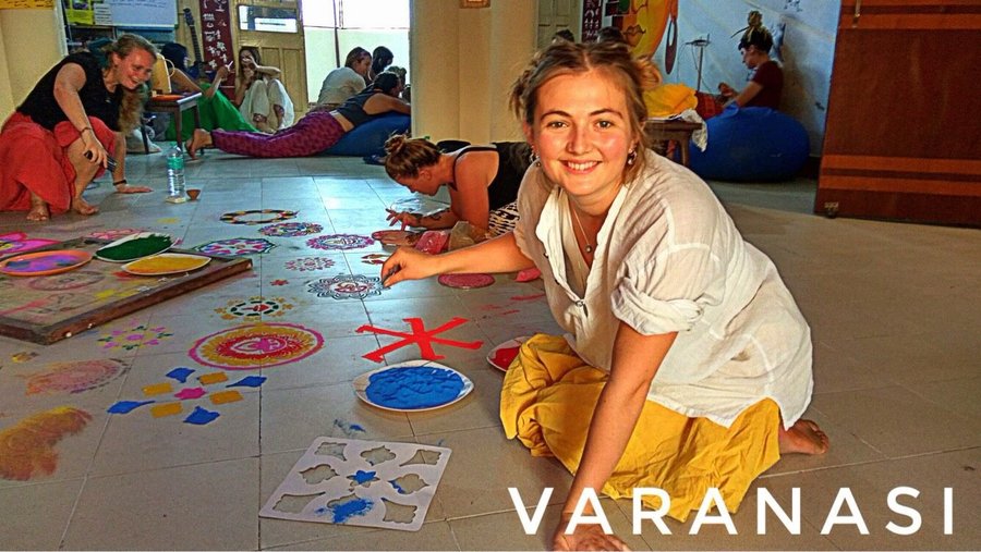 Rangoli Making on Diwali