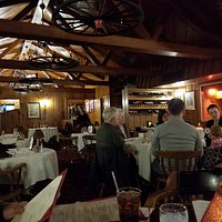 Two dining rooms, this one is a little quieter. Very lovely with great food.