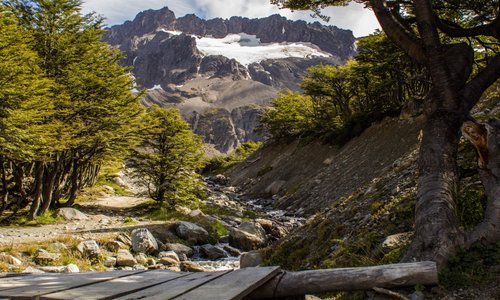 Camino al glaciar