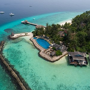 Aerial Photography of Vivanta by Taj Coral Reef Maldives