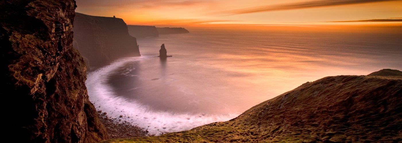 Sunsets at the Cliffs of Moher are breathtaking and incomparable