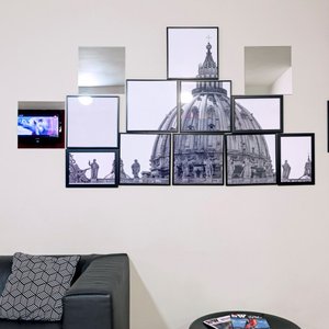 B&B Hotel Roma Trastevere in Rome, image may contain: Interior Design, Bed, Furniture, Monitor