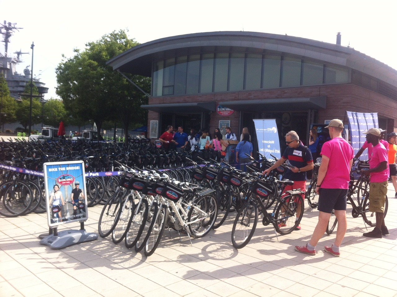 Blazing saddles bike store shop