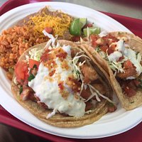 Gigantic fish tacos!