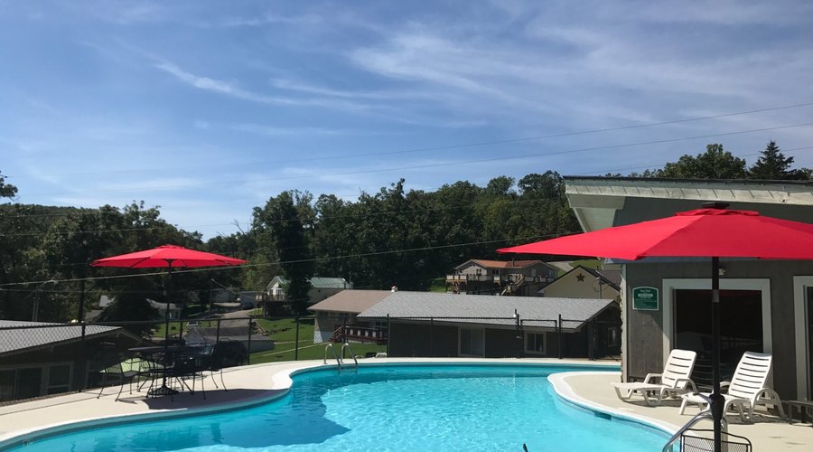 Our massive indoor/outdoor pool is the perfect place too cool down on a hot summer day.