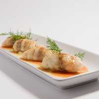 Involtini di branzino e arancia