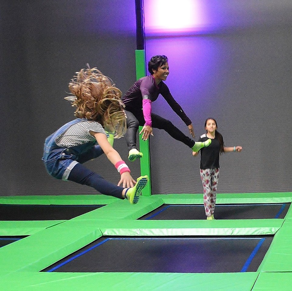 Mega jump outlet trampoline park