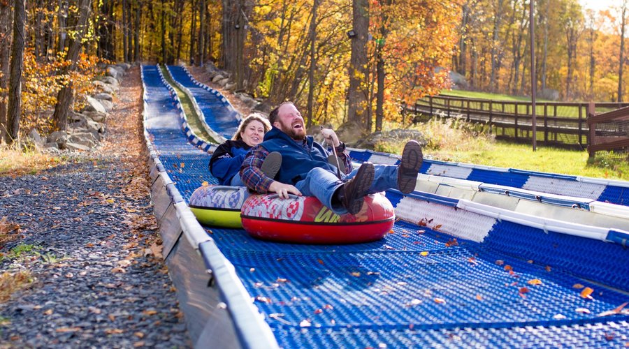 Northeast’s longest Mountain Tubing Adventure. The fun of snow tubing is now year-round! 