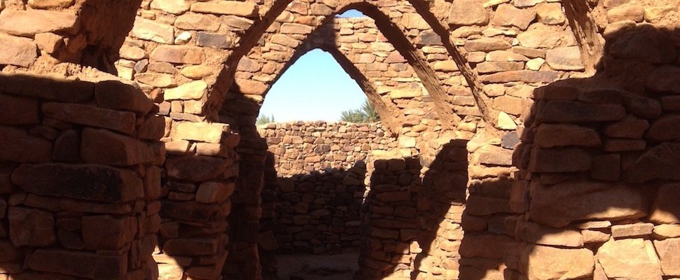 The first mosque from Ouadane
