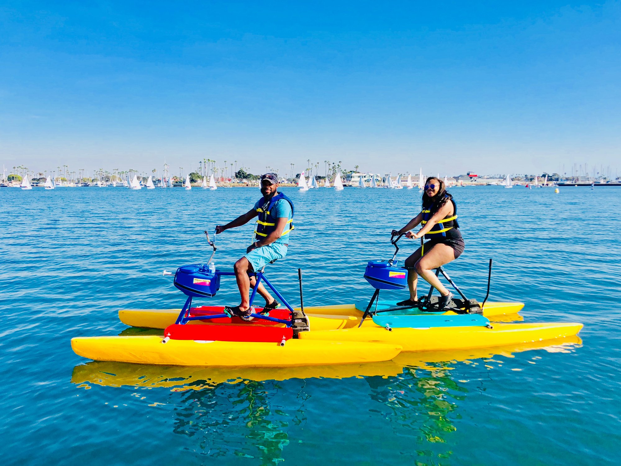 Beach store water bike