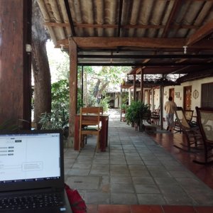 Love the authentic family courtyard atmosphere