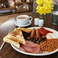 Sunday special 2 breakfasts with any standard hot drink 10.00