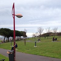 View from park entrance