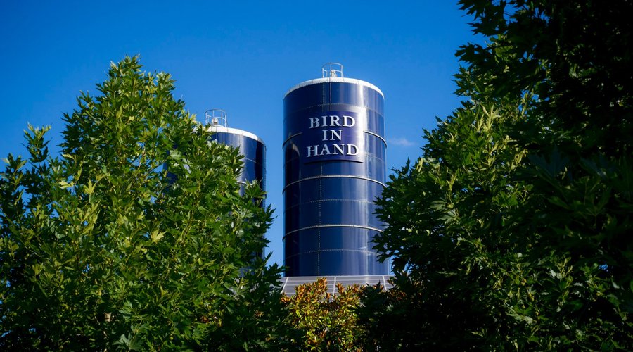 The famous Bird in Hand silos