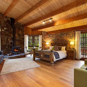 Beech room with private fantastic balcony under big tree in the wonderful garden. 