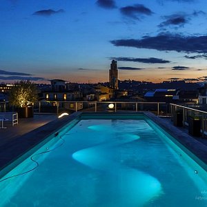 Sunset from the Rooftop Pool