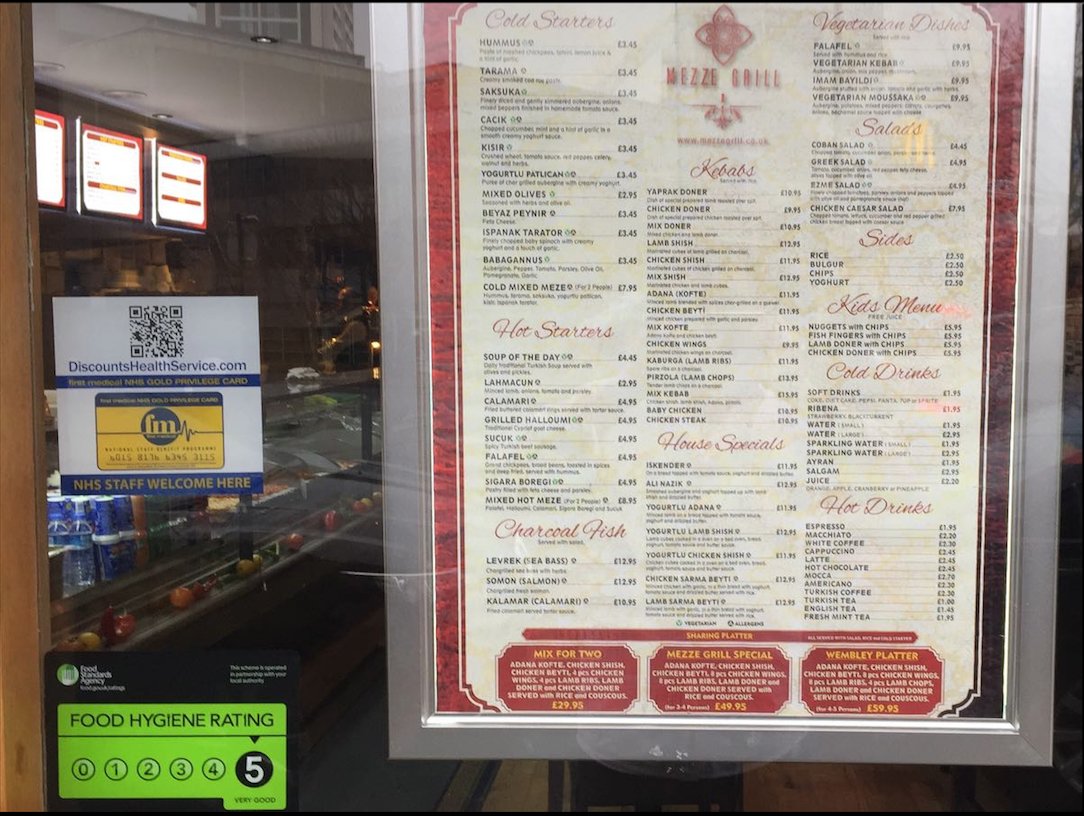 MEZZE GRILL Wembley Menu Prices Restaurant Reviews Food Delivery Takeaway Tripadvisor