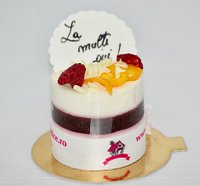 More than Perfect Cake - Yogurt Mousse, Blackberries Jelly, Mascarpone and White Chocolate Cream