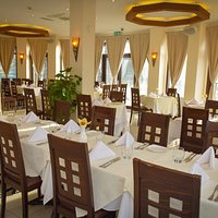Private dining with excellent river view