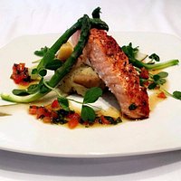 Cajun Seared Salmon Fillet from the A La Carte Menu