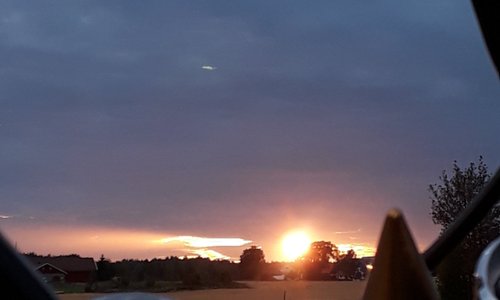 sunset in beautiful ostfold 