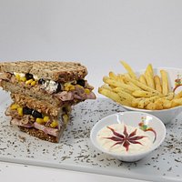 Menu Tosta de Atum com Batata Frita