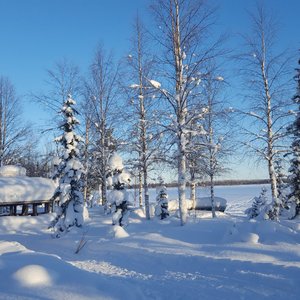 View from the cabins at Camp Three Rivers