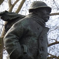 Détail de la statue de Clémenceau