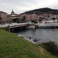 View towards beach from Parque Cotolino end
